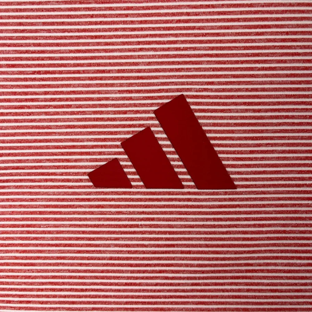 Texas Tech Red Raiders Adidas Mens 3XL Red Striped Polo Shirt Golf Sporty